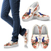 Cherry Blossom Sakura Peacock Women Canvas Slip On Shoes