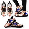 Cherry Blossom Sakura Peacock Women Sneakers