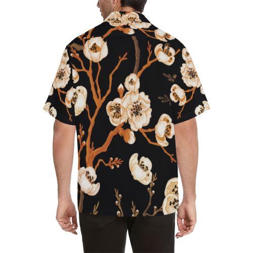 Cherry Blossom Print Pattern Men Hawaiian Shirt