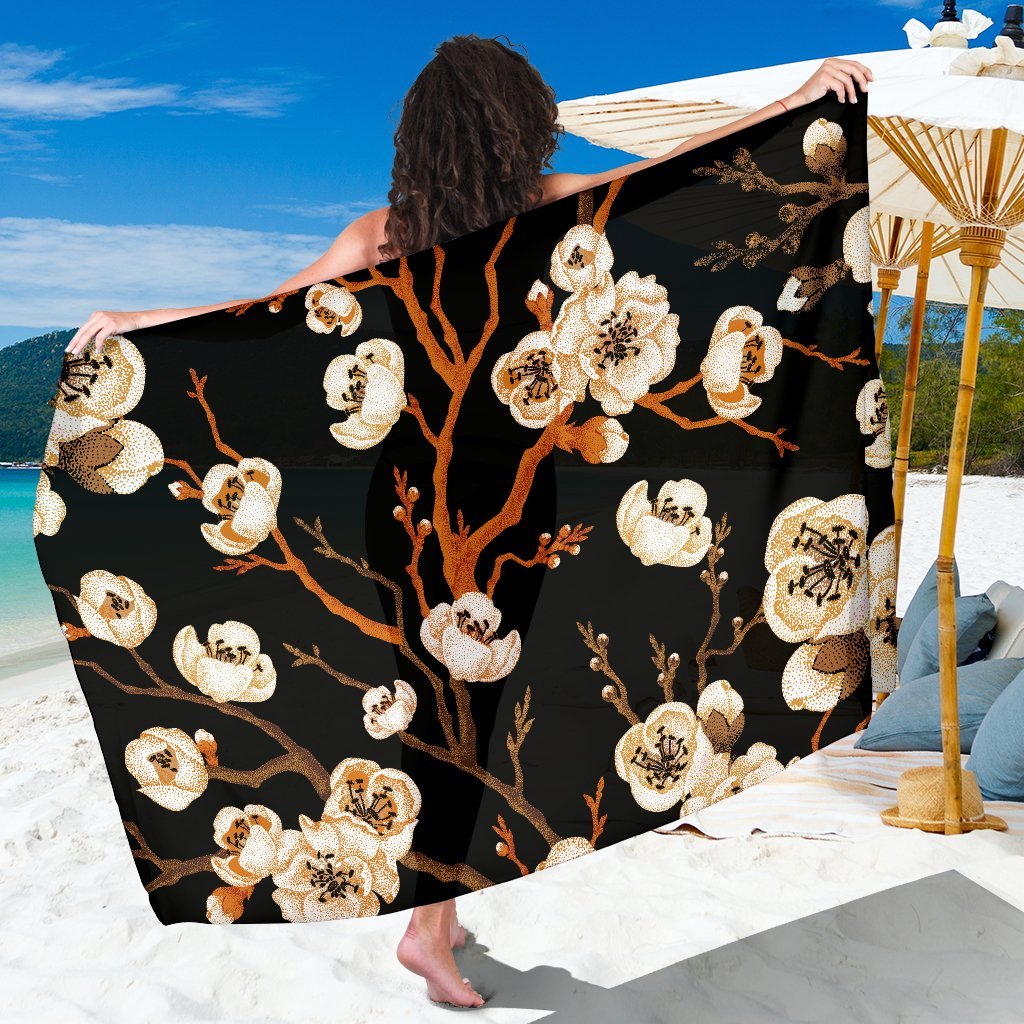 Cherry Blossom Sakura Beach Sarong Pareo Wrap