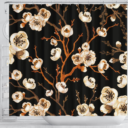Cherry Blossom Sakura Shower Curtain