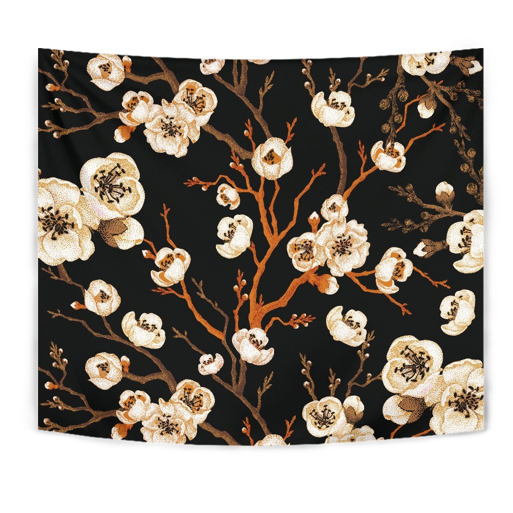 Cherry Blossom Sakura Wall Tapestry