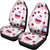 Cherry Cupcake Pink Pattern Universal Fit Car Seat Covers