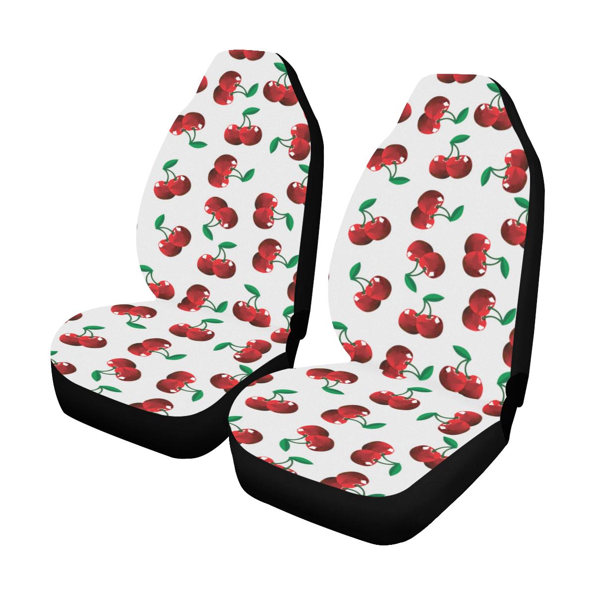 Cherry Pattern Print Design 01 Car Seat Covers (Set of 2)-JORJUNE.COM