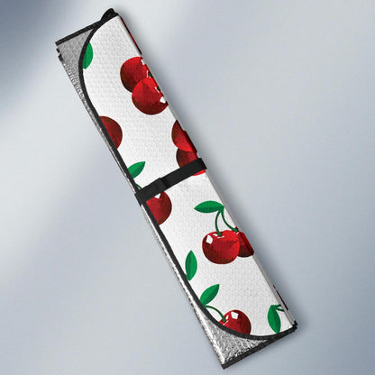 Cherry Pattern Print Design 01 Car Sun Shade-JORJUNE.COM