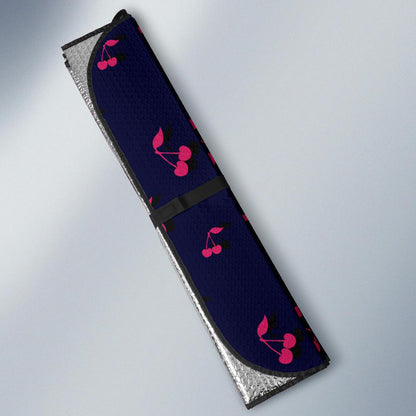 Cherry Pattern Print Design 02 Car Sun Shade-JORJUNE.COM