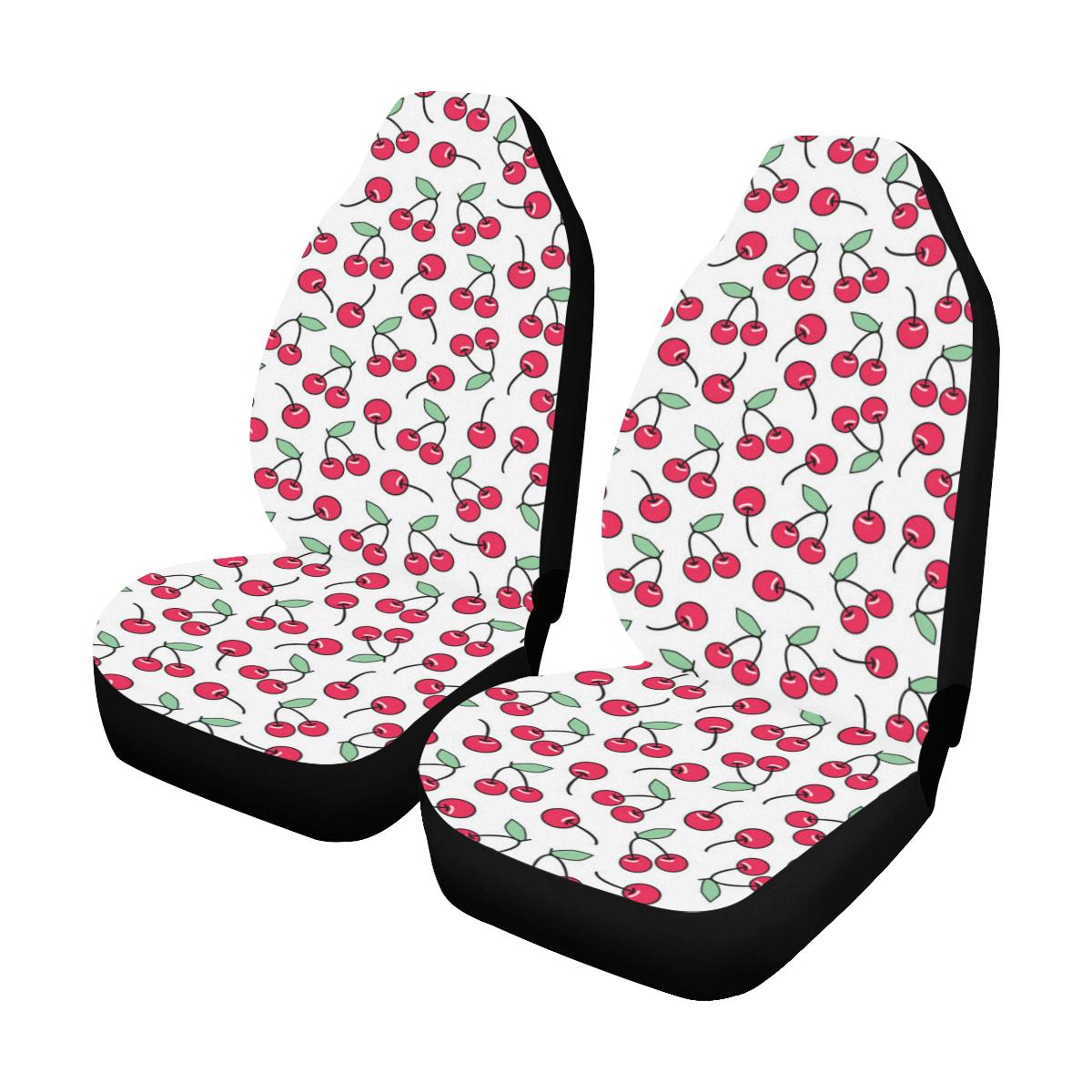 Cherry Pattern Print Design 03 Car Seat Covers (Set of 2)-JORJUNE.COM