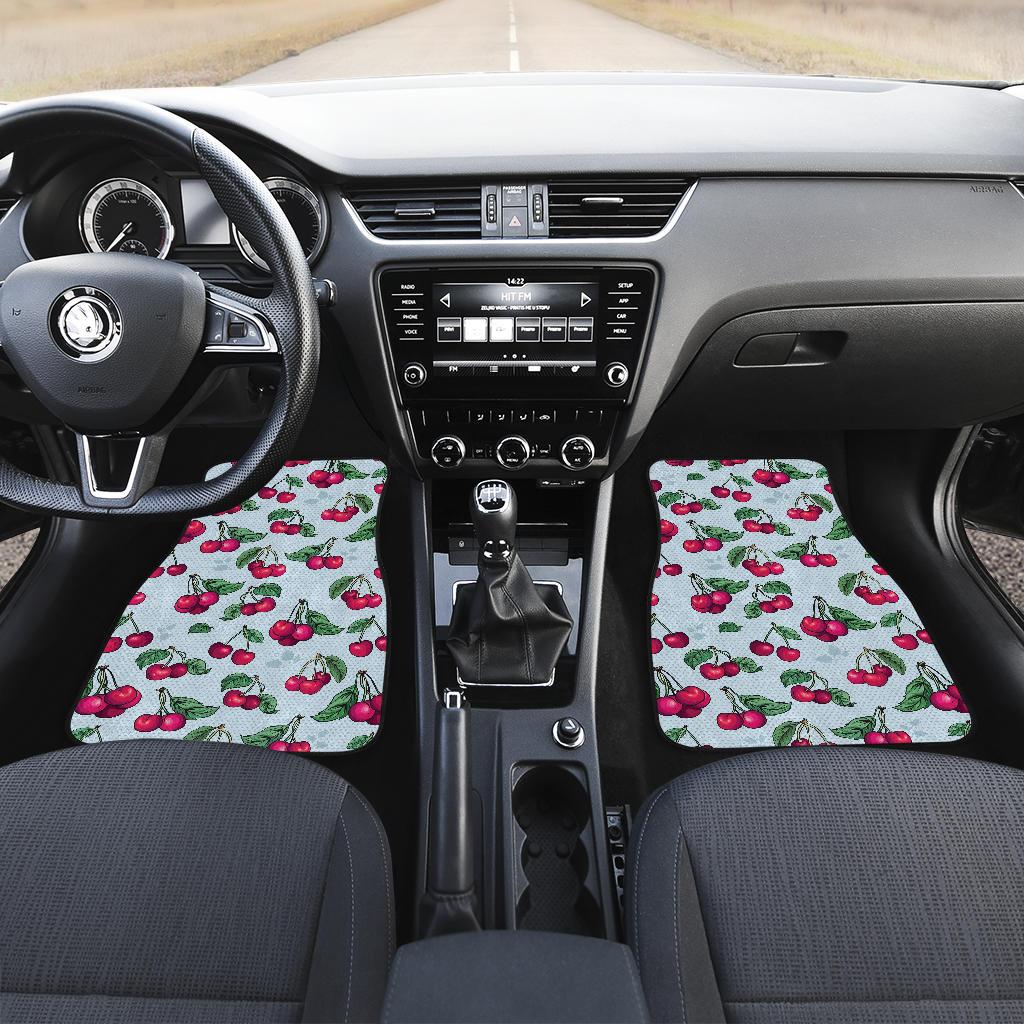 Cherry Pattern Print Design CH01 Car Floor Mats-JorJune