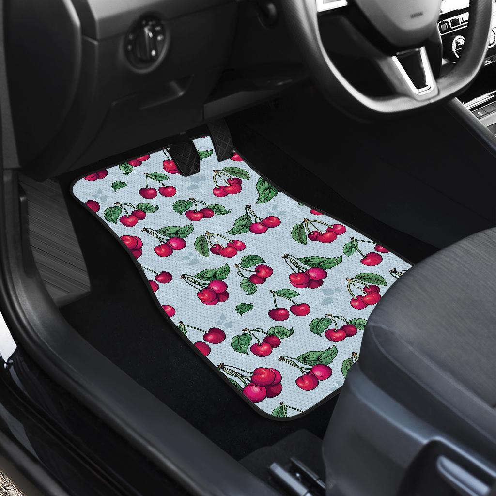 Cherry Pattern Print Design CH01 Car Floor Mats-JorJune