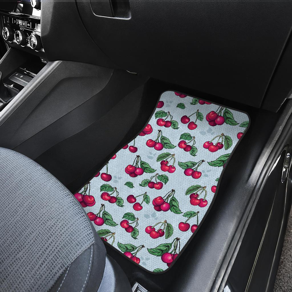 Cherry Pattern Print Design CH01 Car Floor Mats-JorJune