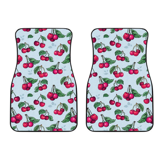 Cherry Pattern Print Design CH01 Car Floor Mats-JorJune