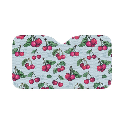 Cherry Pattern Print Design CH01 Car Sun Shade-JorJune