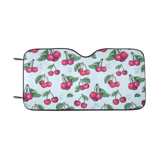 Cherry Pattern Print Design CH01 Car Sun Shade-JorJune