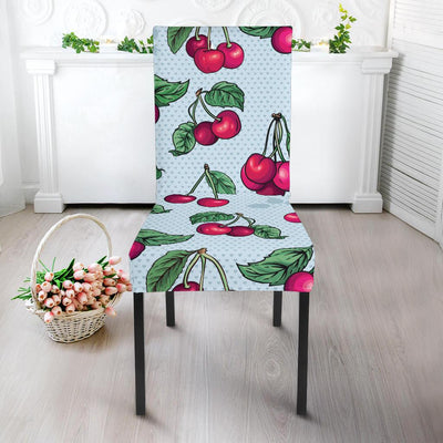 Cherry Pattern Print Design CH01 Dining Chair Slipcover-JORJUNE.COM
