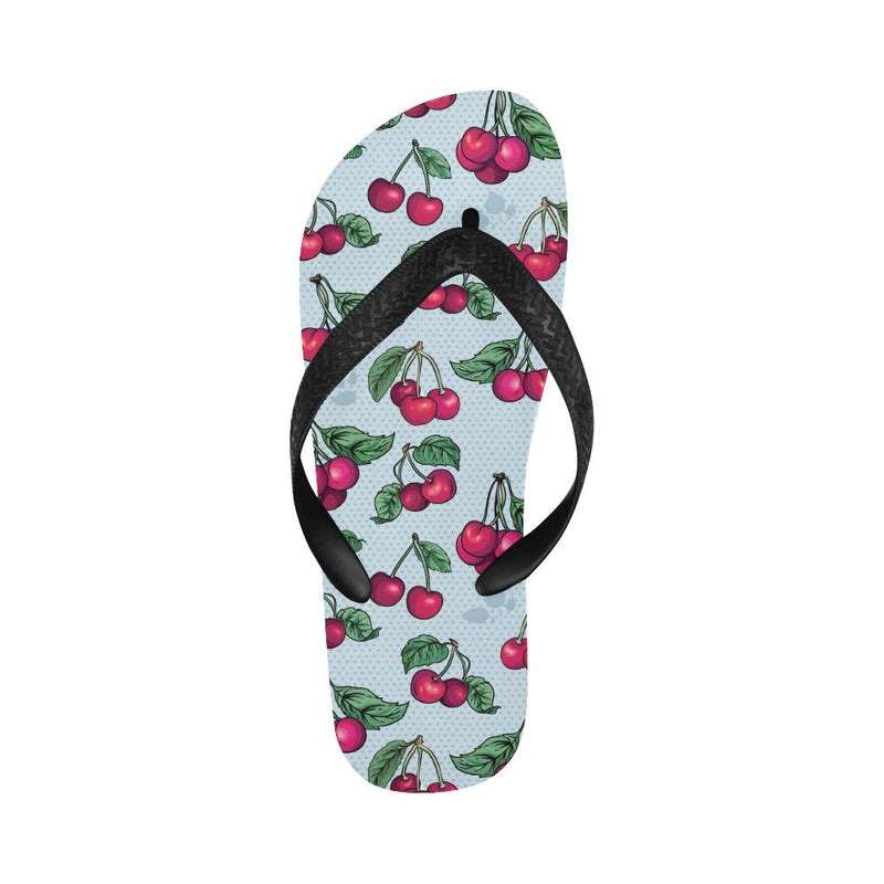 Cherry Pattern Print Design CH01 Flip Flops-JorJune