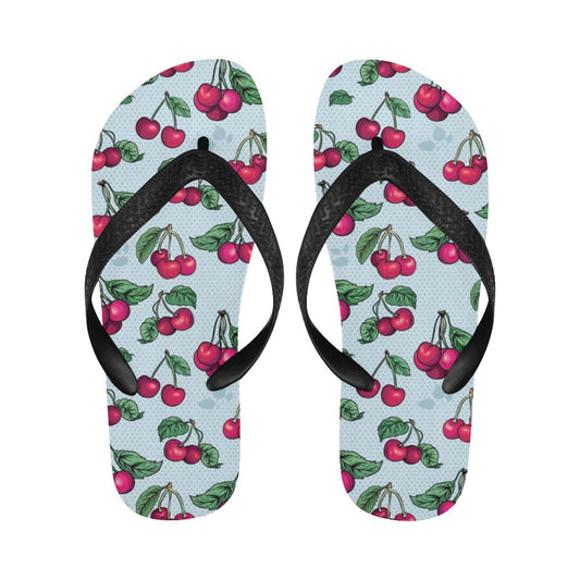 Cherry Pattern Print Design CH01 Flip Flops-JorJune