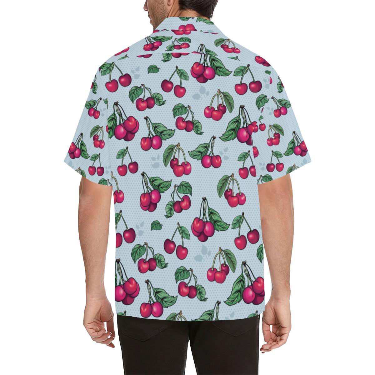 Cherry Pattern Print Design CH01 Men Hawaiian Shirt-JorJune