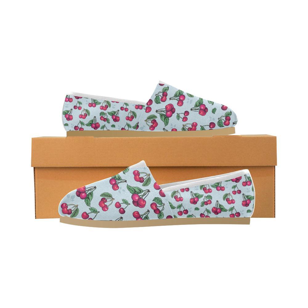 Cherry Pattern Print Design CH01 Women Casual Shoes-JorJune.com