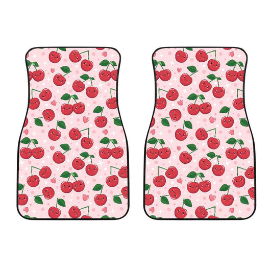 Cherry Pattern Print Design CH02 Car Floor Mats-JorJune