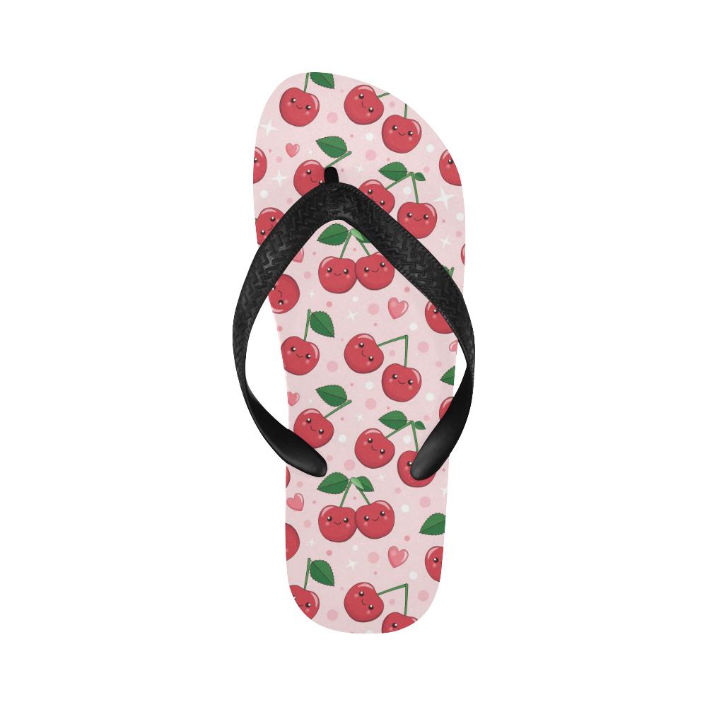 Cherry Pattern Print Design CH02 Flip Flops-JorJune