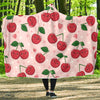 Cherry Pattern Print Design CH02 Hooded Blanket-JORJUNE.COM