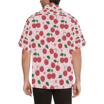 Cherry Pattern Print Design CH02 Men Hawaiian Shirt-JorJune