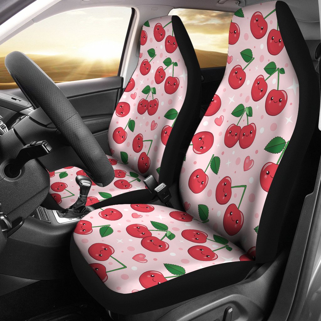 Cherry Pattern Print Design CH02 Universal Fit Car Seat Covers