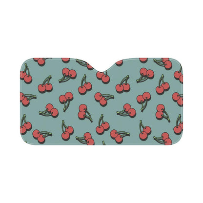 Cherry Pattern Print Design CH03 Car Sun Shade-JorJune