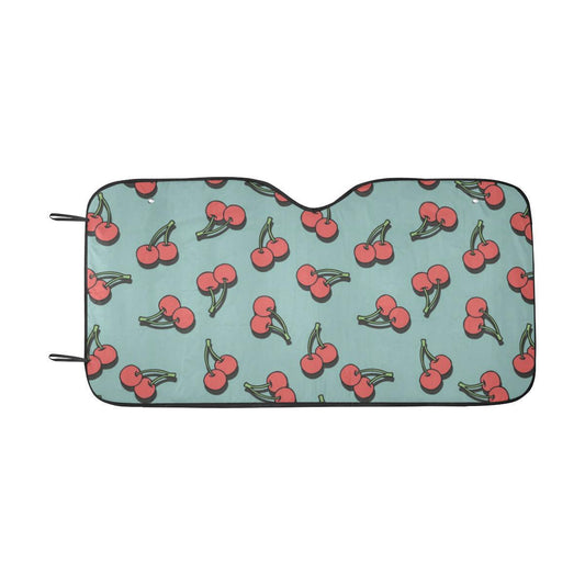 Cherry Pattern Print Design CH03 Car Sun Shade-JorJune