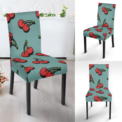 Cherry Pattern Print Design CH03 Dining Chair Slipcover-JORJUNE.COM