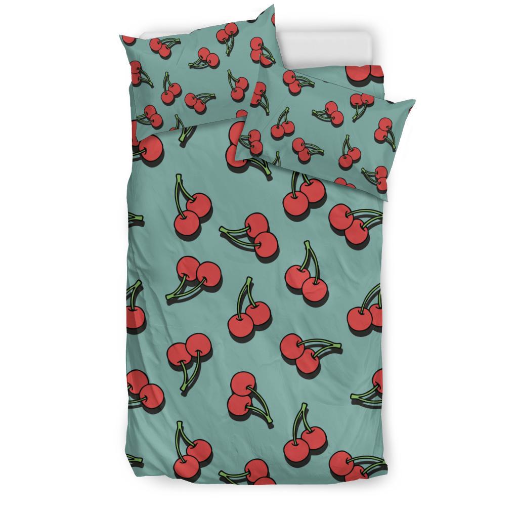 Cherry Pattern Print Design CH03 Duvet Cover Bedding Set-JORJUNE.COM