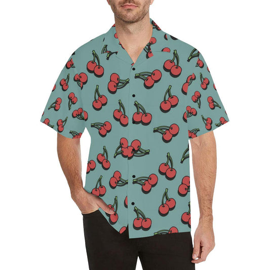 Cherry Pattern Print Design CH03 Men Hawaiian Shirt-JorJune