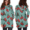 Cherry Pattern Print Design CH03 Women Hoodie Dress