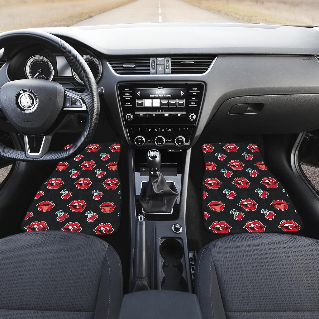 Cherry Pattern Print Design CH04 Car Floor Mats-JorJune