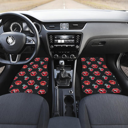 Cherry Pattern Print Design CH04 Car Floor Mats-JorJune