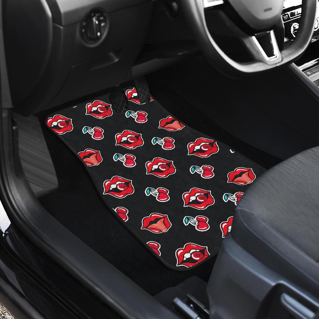 Cherry Pattern Print Design CH04 Car Floor Mats-JorJune