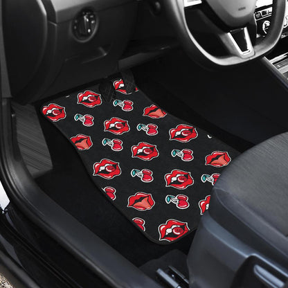 Cherry Pattern Print Design CH04 Car Floor Mats-JorJune