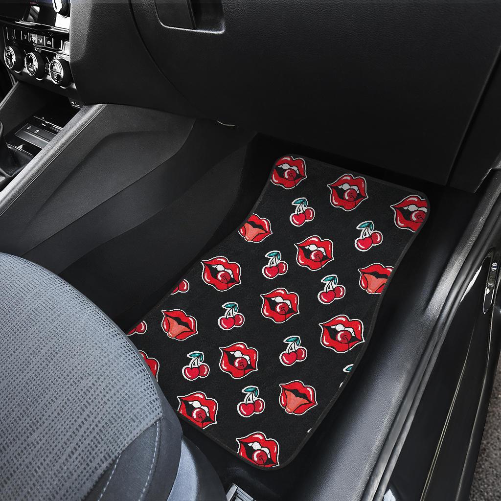 Cherry Pattern Print Design CH04 Car Floor Mats-JorJune