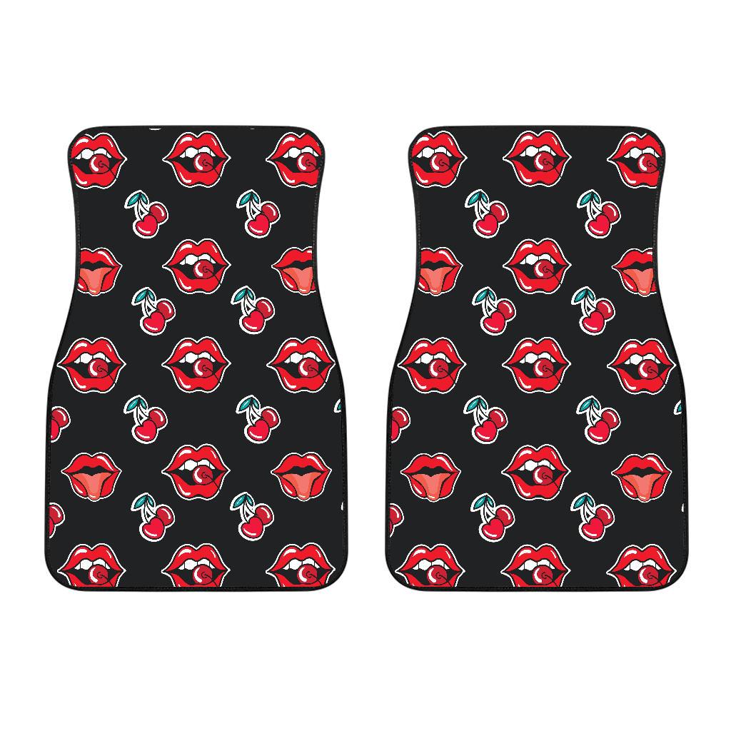 Cherry Pattern Print Design CH04 Car Floor Mats-JorJune