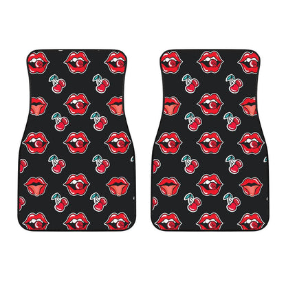 Cherry Pattern Print Design CH04 Car Floor Mats-JorJune