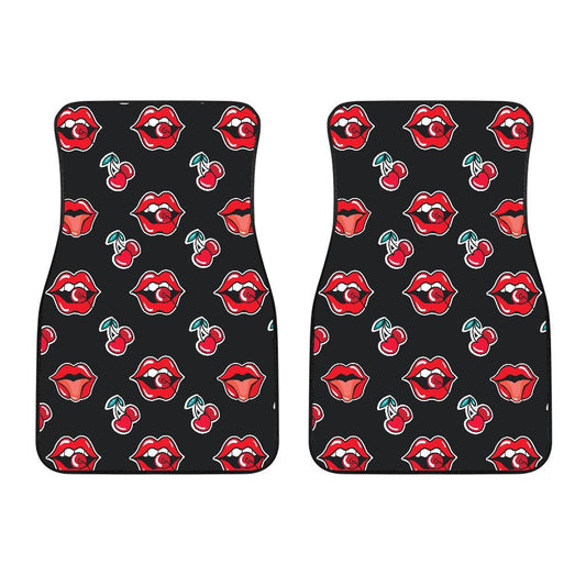 Cherry Pattern Print Design CH04 Car Floor Mats-JorJune