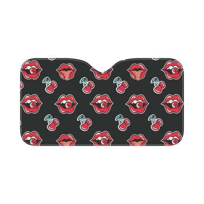 Cherry Pattern Print Design CH04 Car Sun Shade-JorJune