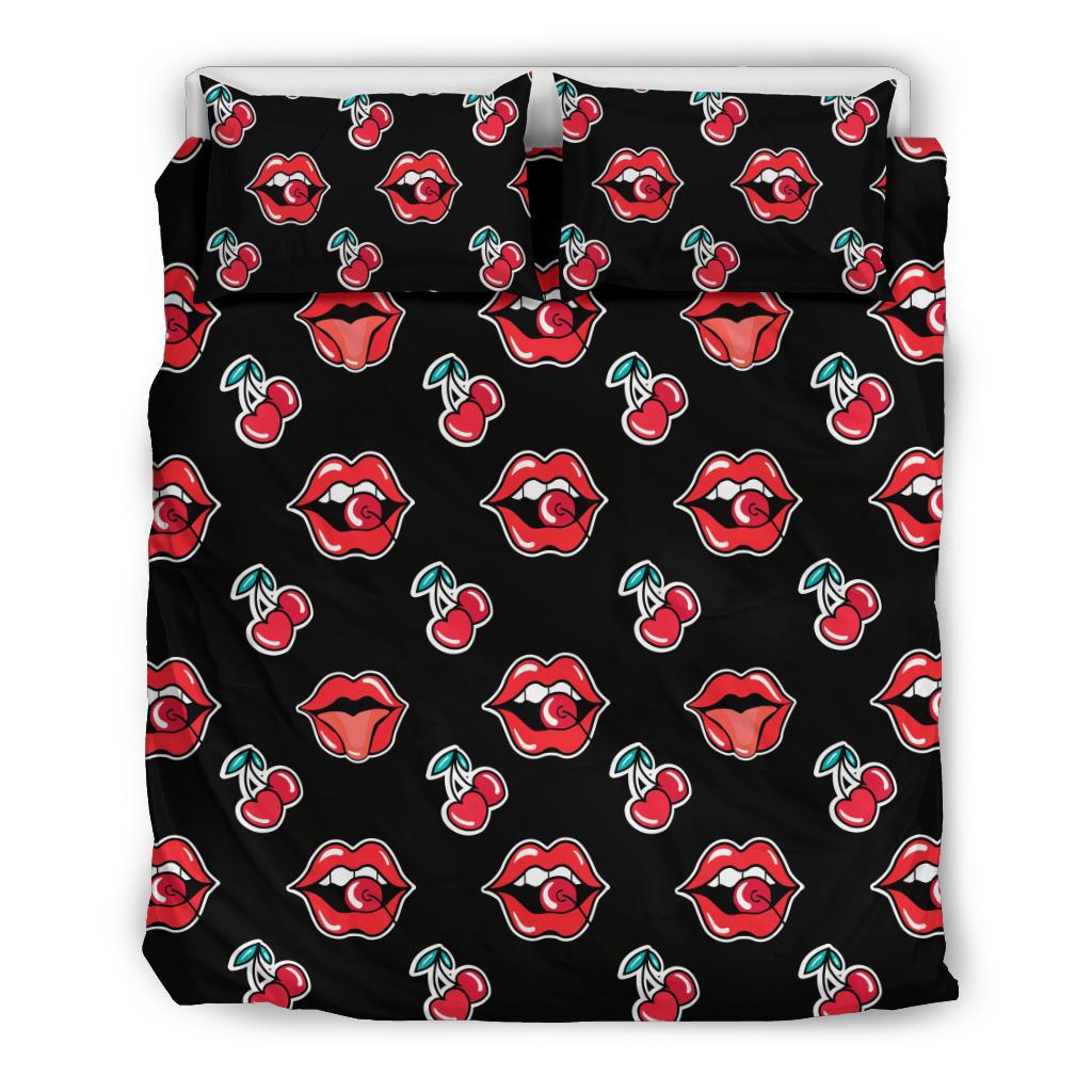 Cherry Pattern Print Design CH04 Duvet Cover Bedding Set-JORJUNE.COM