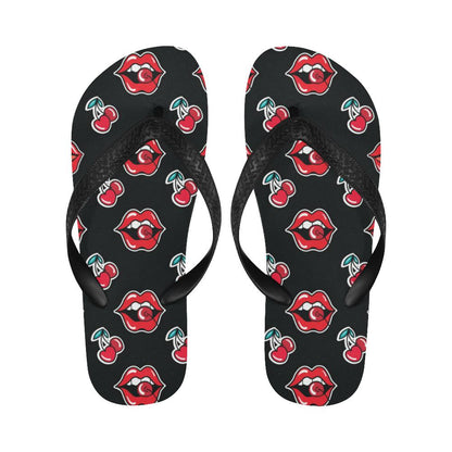 Cherry Pattern Print Design CH04 Flip Flops-JorJune