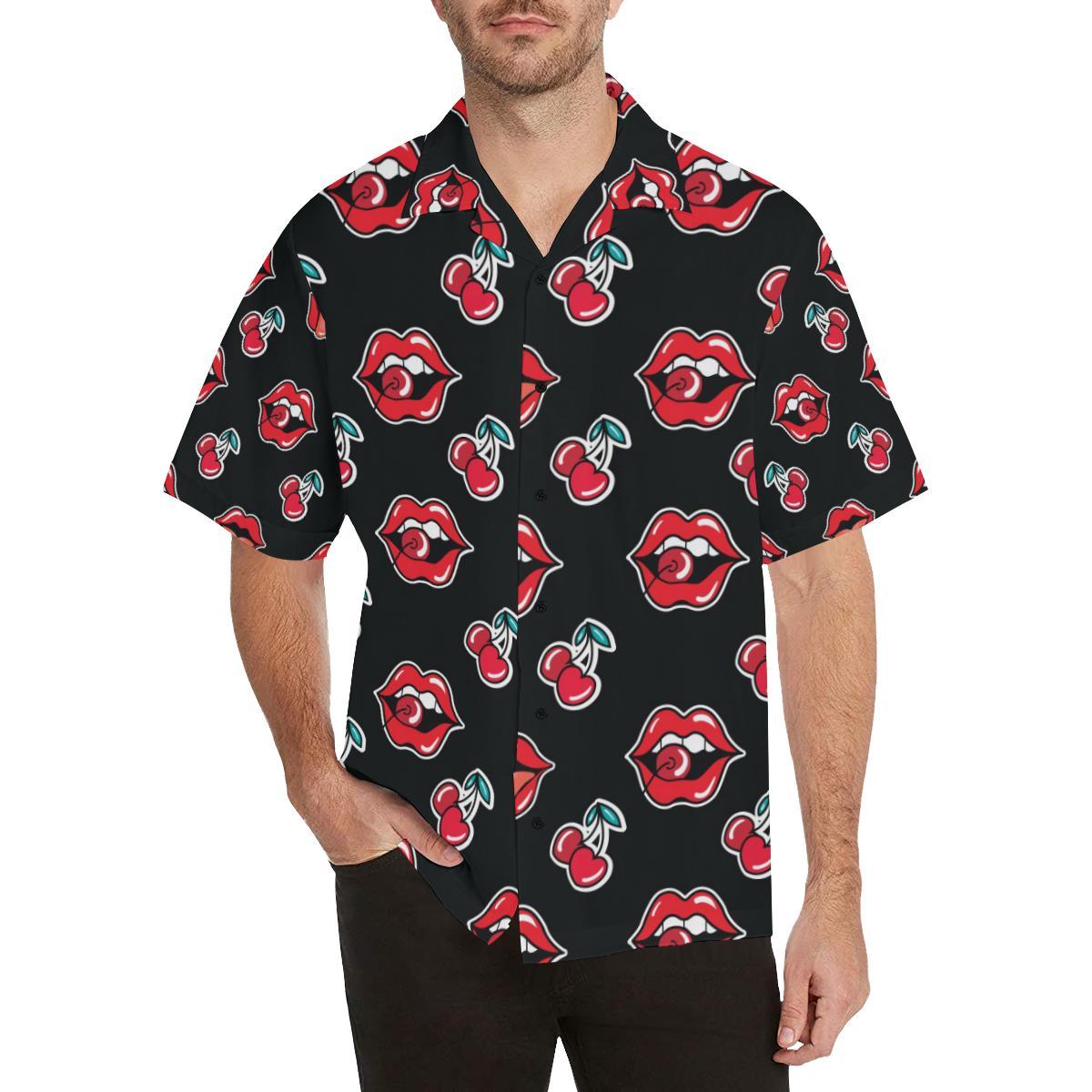 Cherry Pattern Print Design CH04 Men Hawaiian Shirt-JorJune