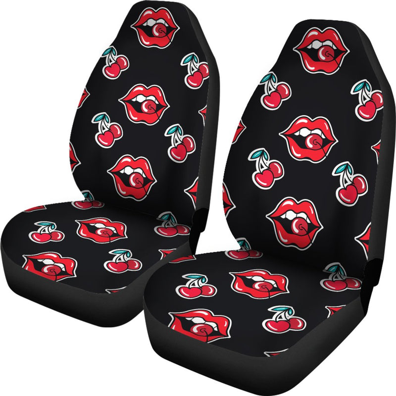 Cherry Pattern Print Design CH04 Universal Fit Car Seat Covers