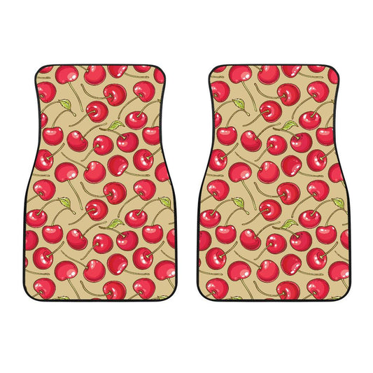 Cherry Pattern Print Design CH05 Car Floor Mats-JorJune