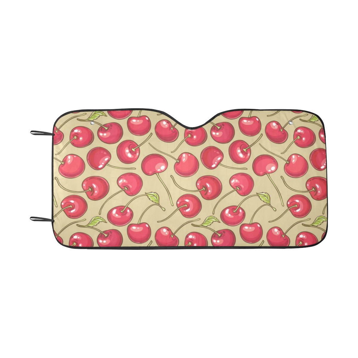 Cherry Pattern Print Design CH05 Car Sun Shade-JorJune