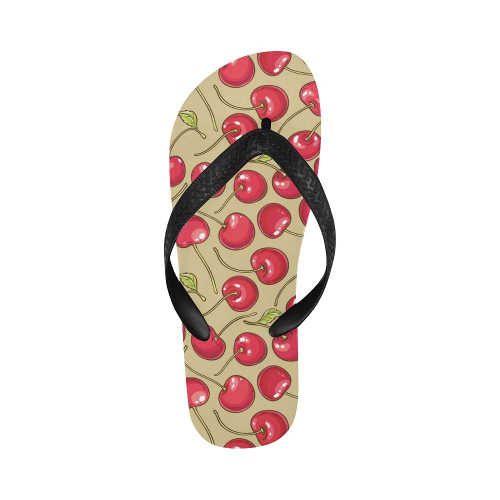 Cherry Pattern Print Design CH05 Flip Flops-JorJune