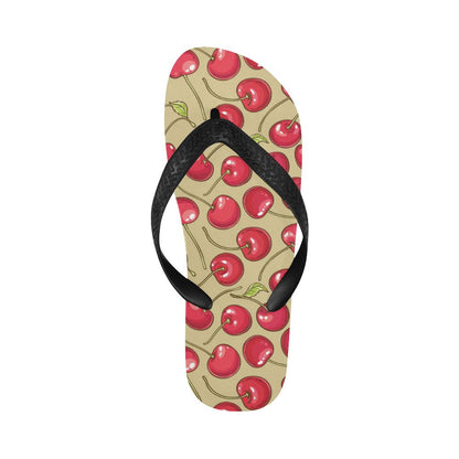 Cherry Pattern Print Design CH05 Flip Flops-JorJune